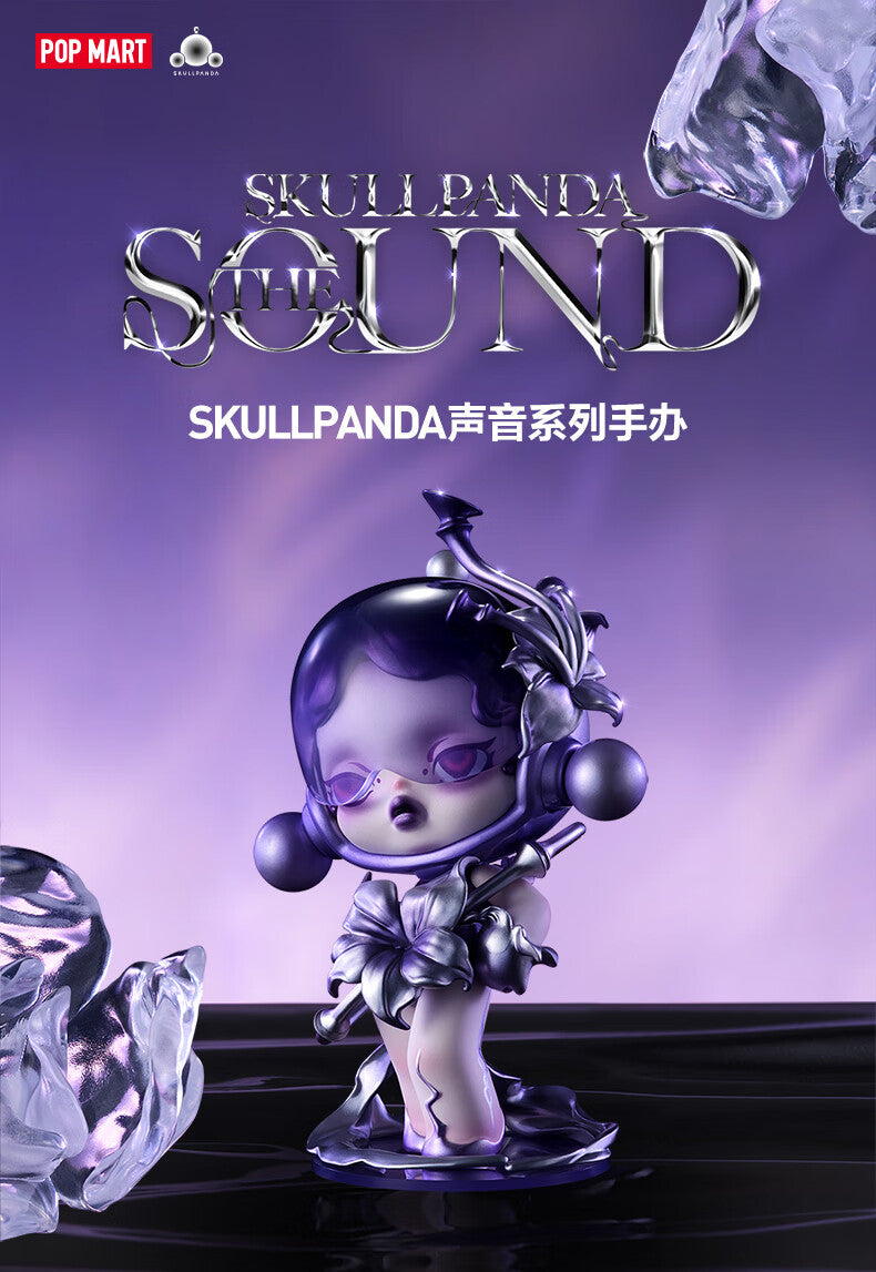 POP MART Bubble Mart SKULLPANDA Sound Series Handheld Blind Box Trendy Toy Ornament